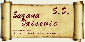Suzana Daišević vizit kartica